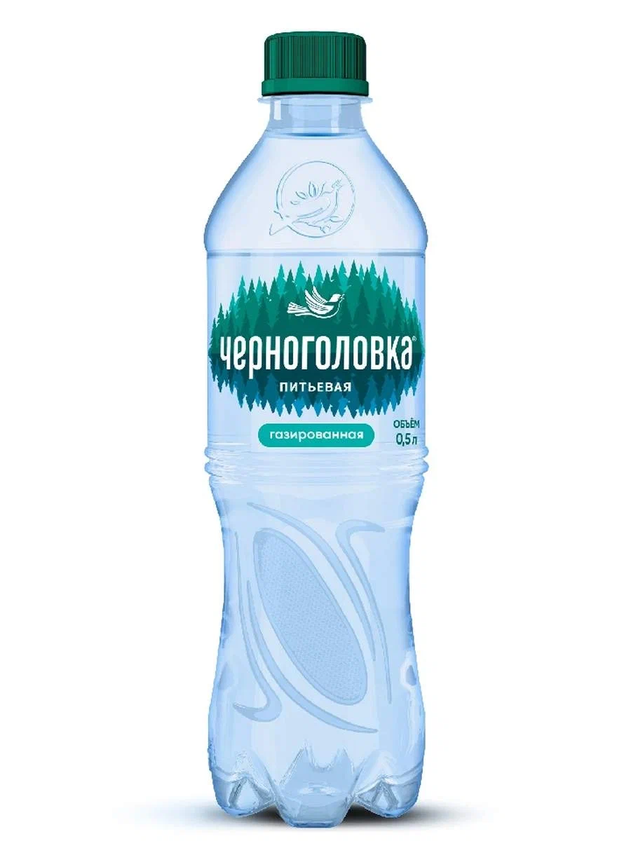 ЧЕРНОГОЛОВКА вода питьевая газированная 0,5л пэт/12