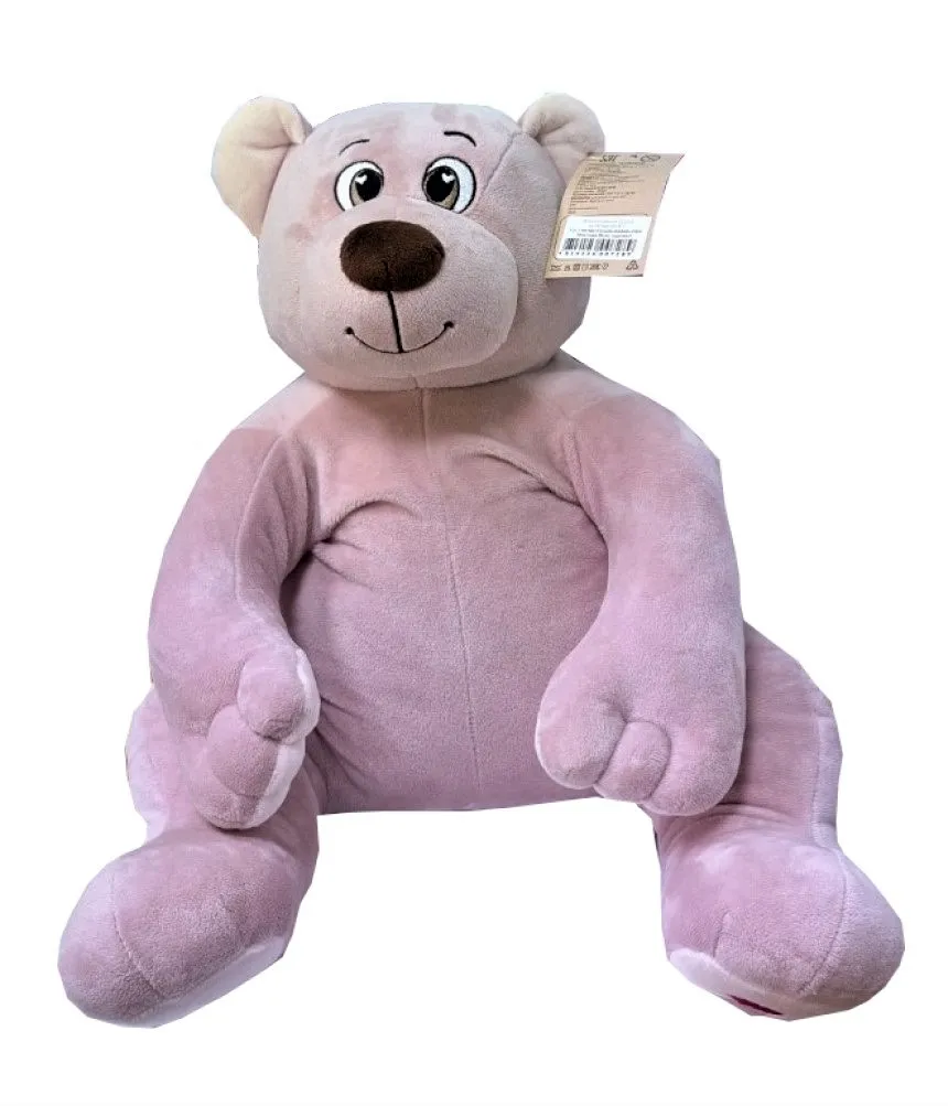 КУЛЬТ ТОЙС игрушка мягкая медведь Лари сидя 35см пудровый МЛари/35/131-2