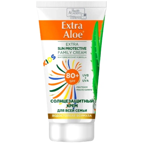 EXTRA ALOE крем солнцезащитный д/всей семьи SPF 80+ экстразащита 75мл