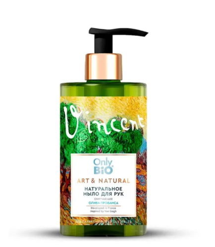 ONLY BIO ART & NATURAL мыло натуральное д/рук олива прованса и сандал серии 420мл