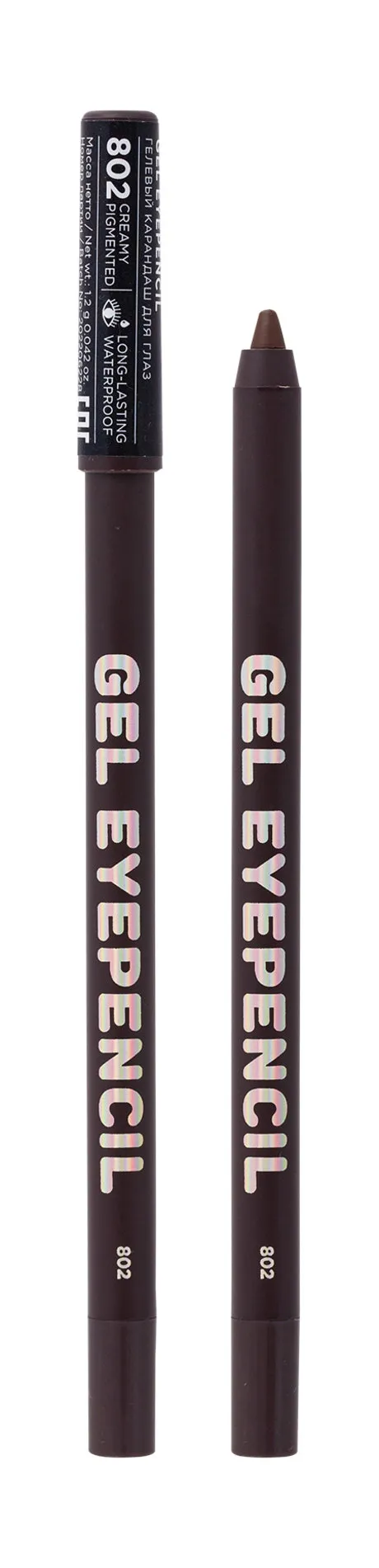 PARISA карандаш д/глаз гелевый gel eyepencil т.802