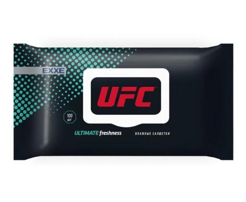 EXXE Men салфетки влажные ufc 100шт