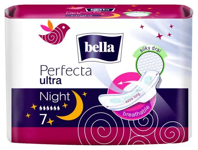 BELLA Perfecta прокладки ultra night супертонкие 7шт BE-013-MW07-006