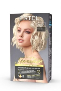 ESTEL Color signature краска д/волос стойкая крем-гель т.10/0 белый песок