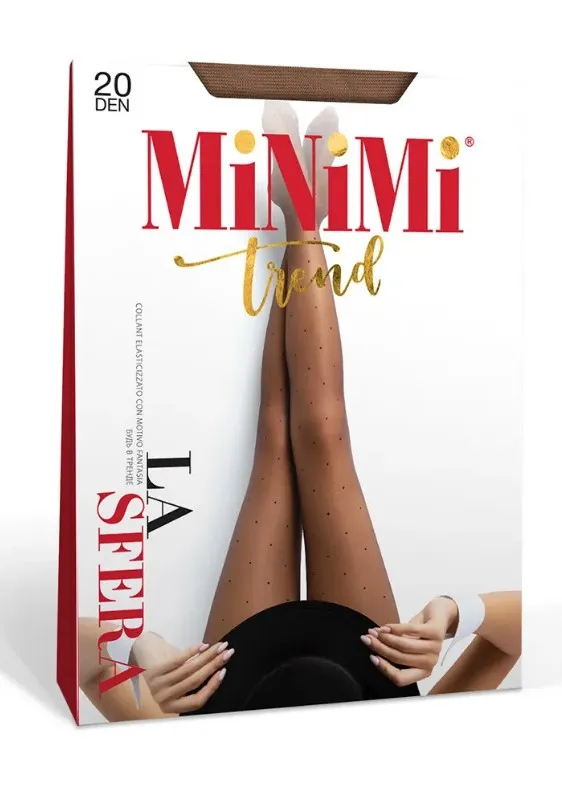 MINIMI колготки женские la sfera мелкий горох 20 daino р.5
