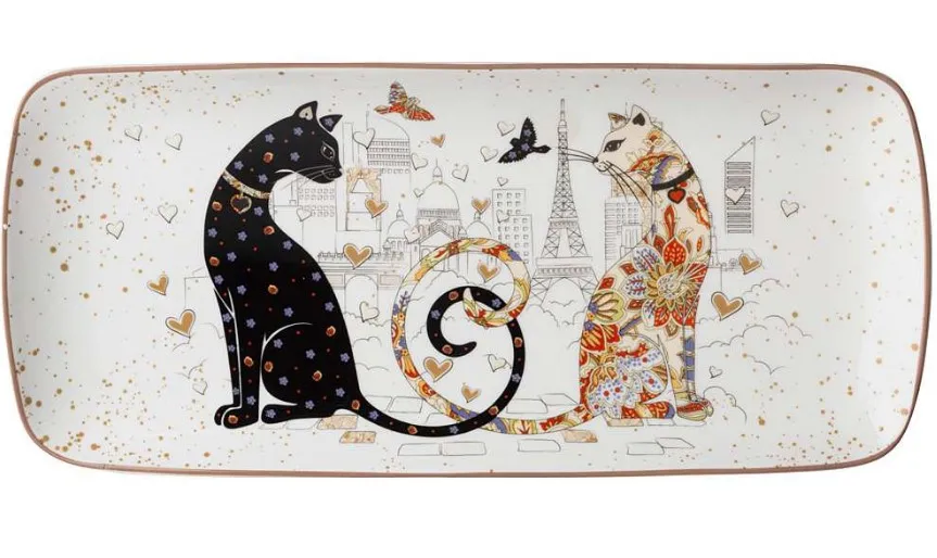 LEFARD Парижские коты блюдо прямоугольное 30,5см 104-838