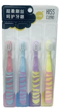 БТА набор зубных щеток 4шт 15,5 см YGJ2310510