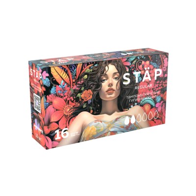 More Choice Тампоны гигиенические Stäp Regular, 16 шт