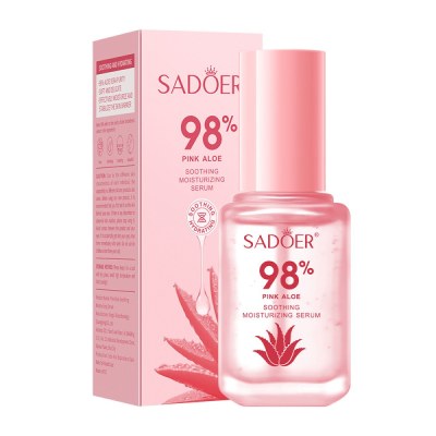 SADOER сыворотка д/лица успокаивающая с алоэ 98% pink aloe 60мл