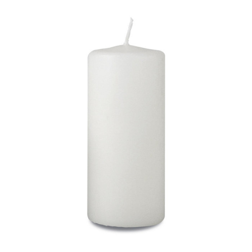 Свеча пеньковая цв.белый 5*11,5см 079301/25