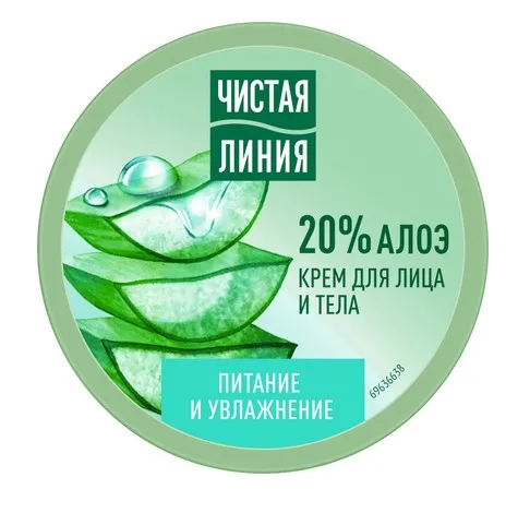 ЧИСТАЯ ЛИНИЯ крем д/лица и тела питание и увлажнение 50мл
