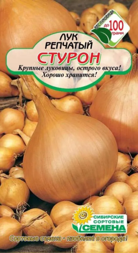 СИБИРСКИЕ СОРТОВЫЕ СЕМЕНА лук стурон репчатый 5г