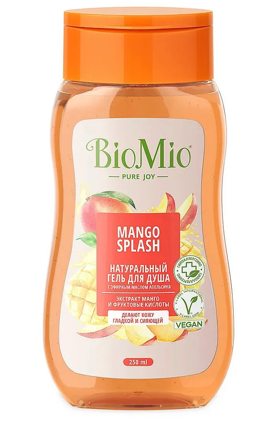BIO MIO гель д/душа с экстрактом манго 250мл