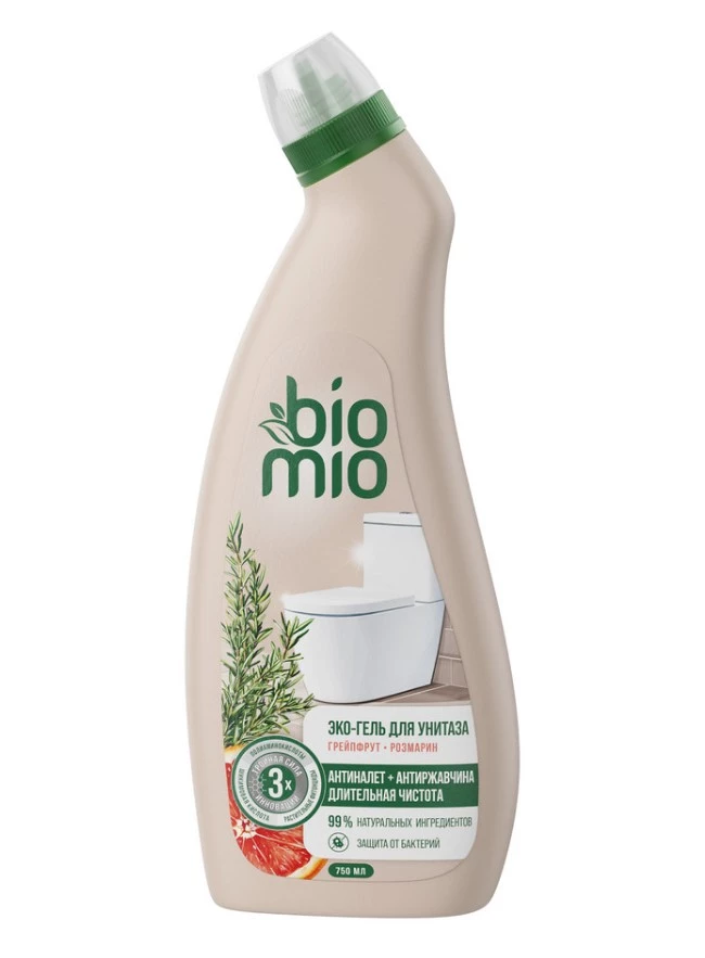 BIOMIO Eco-friendly эко-гель д/очищения унитаза 750мл