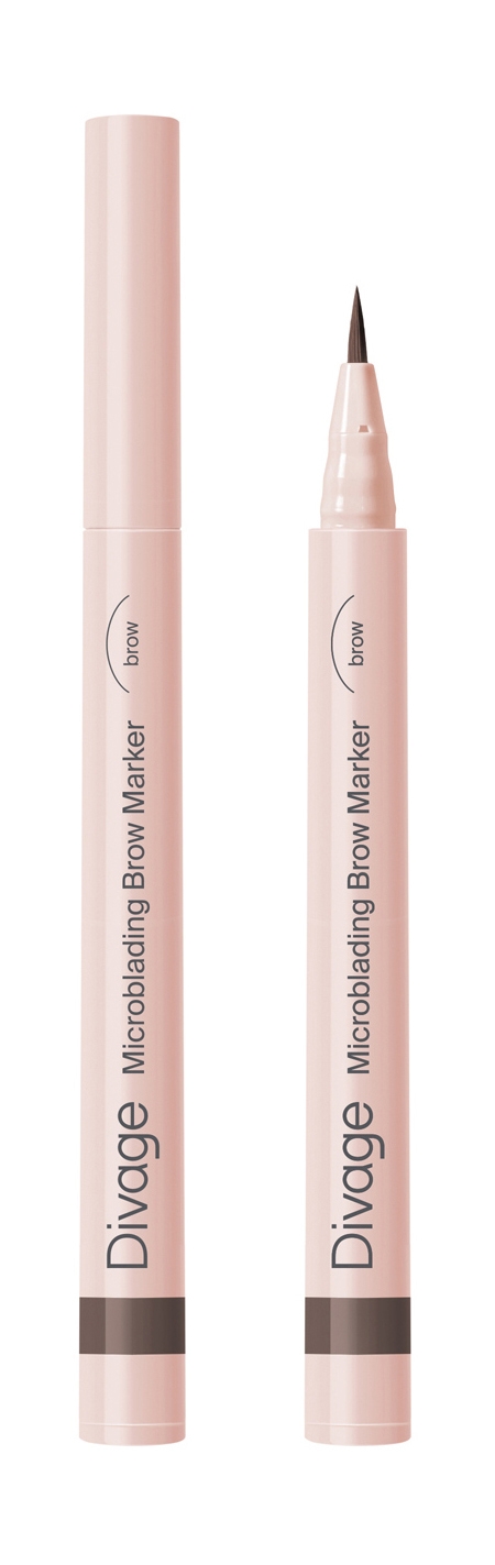 DIVAGE маркер д/бровей стойкий с эффектом microblading т.03