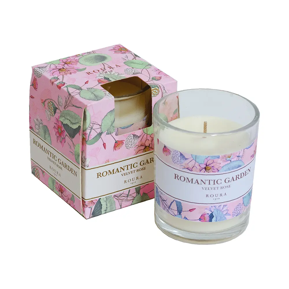 ROURA свеча аромат. в стакане романтический сад 333481.206