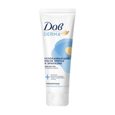 ДАВ Derma крем д/тела после бритья и эпиляции успокаивающий д/подмышек зоны бикини 120мл