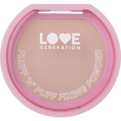 LOVE GENERATION пудра д/лица фиксирующая fluff n puff, тон 02