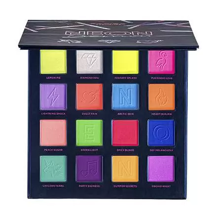 PARISA набор теней д/век 16 оттенков neon demon т.4