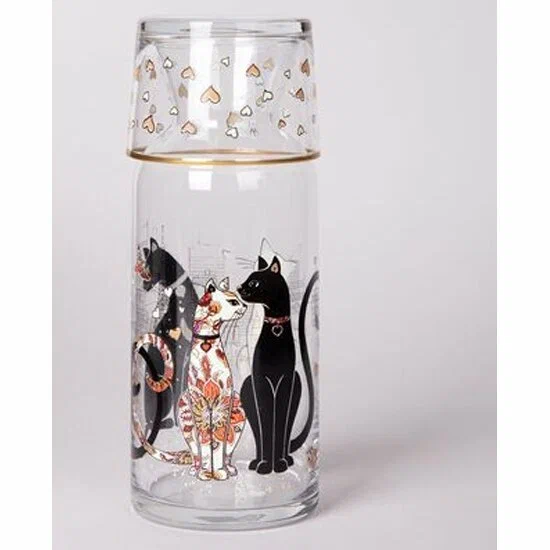 LEFARD Парижские коты графин с крышкой/стаканом 700мл 312-150