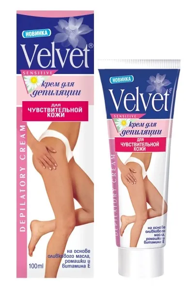 VELVET крем д/депиляции д/чувст. кожи 100мл