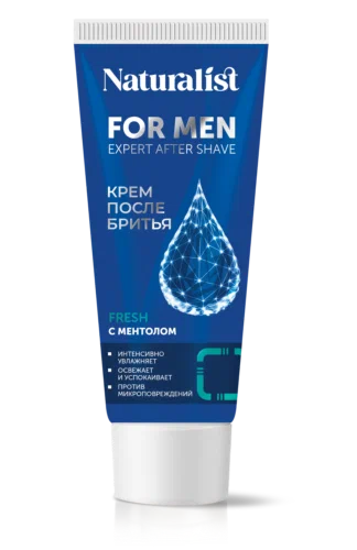 NATURALIST крем после бритья с ментолом 75мл