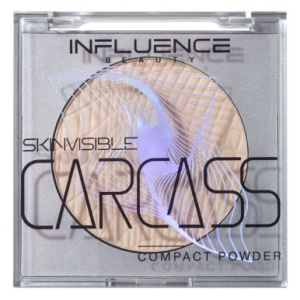 INFLUENCE BEAUTY пудра skinvisible carcass компактная легкая т.03