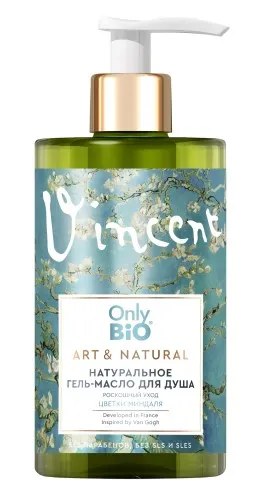 ONLY BIO ART & NATURAL гель-масло д/душа натуральное цветки миндаля 420мл