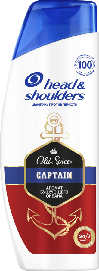 HEAD&SHOULDERS шампунь д/волос против перхоти old spice captain 360мл