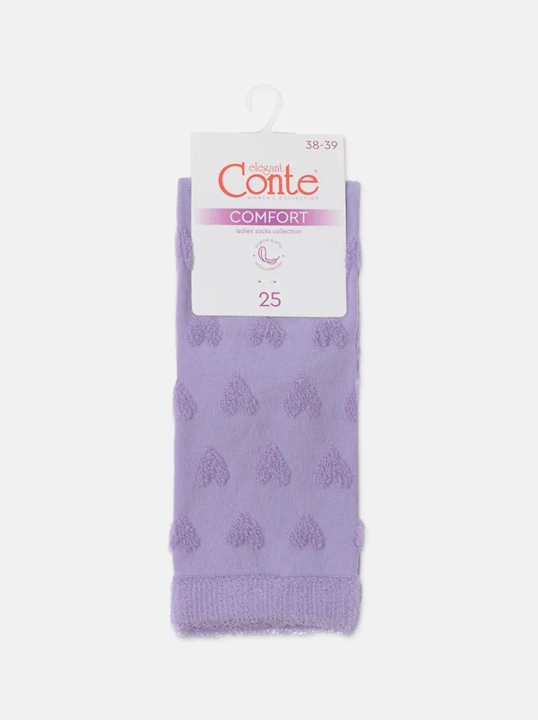 CONTE носки женские comfort махровые 23С-17СП сиреневый р.23-25