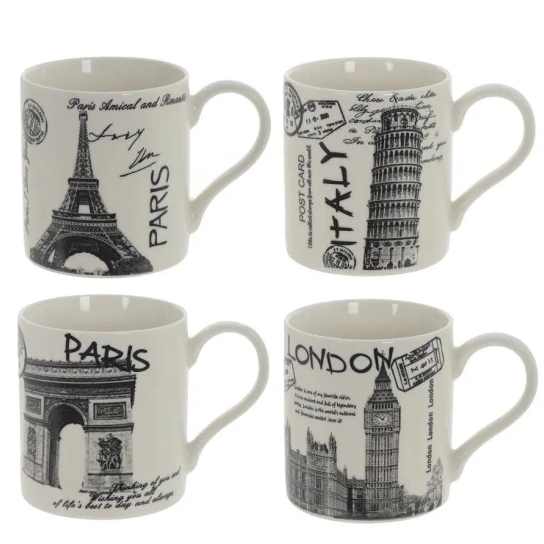 Кружка города фарфор 400мл 796404/6