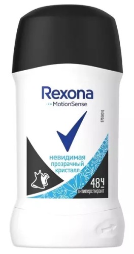 REXONA антиперспирант жен. прозрачный кристалл 40мл стик