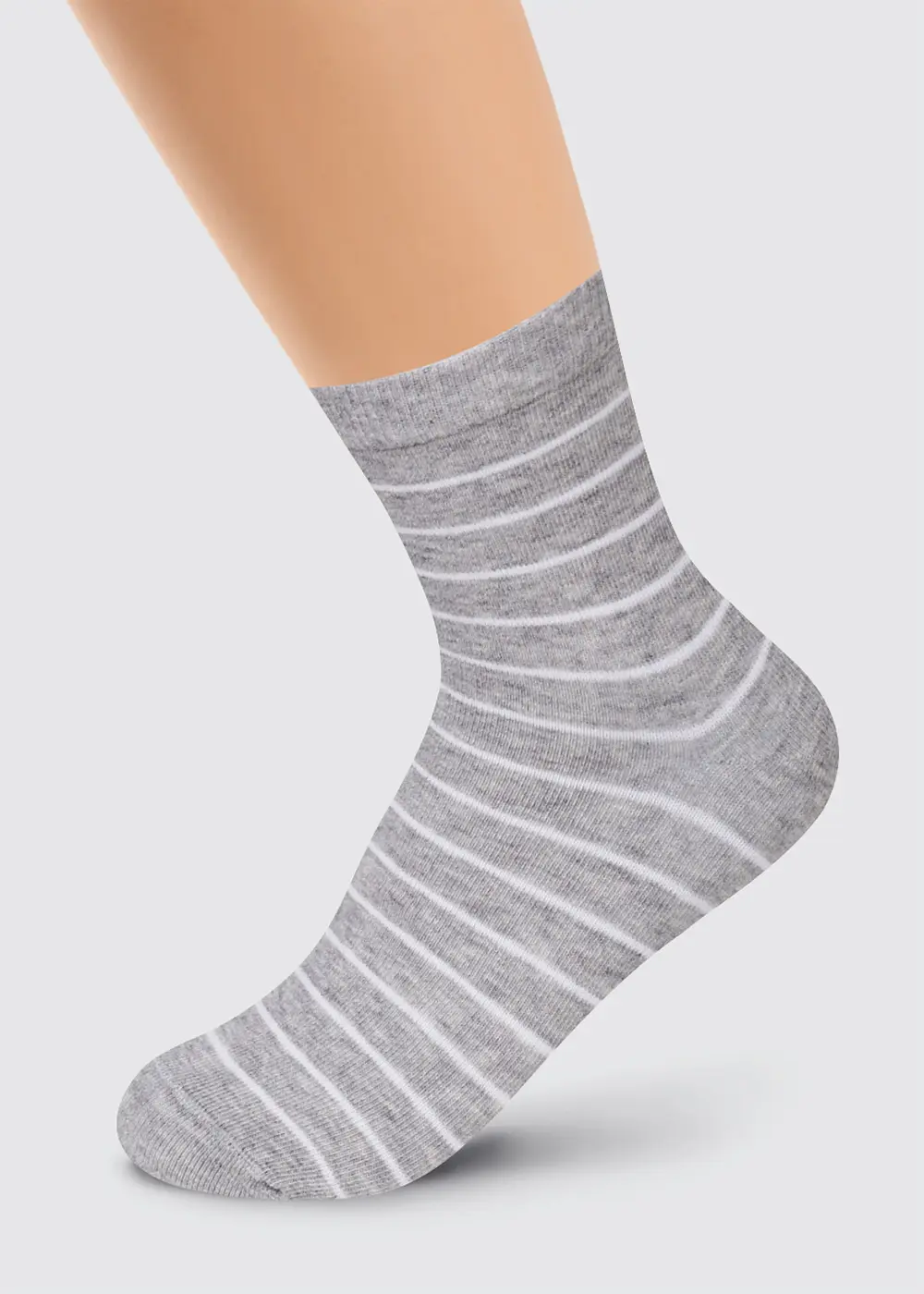 CLEVER носки женские market line L1001 меланж серый р.23