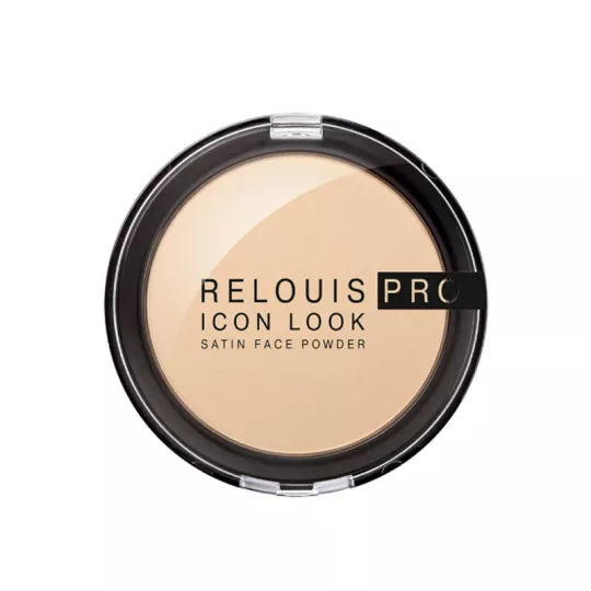 RELOUIS Pro пудра компактная Icon look satin face powder т.01