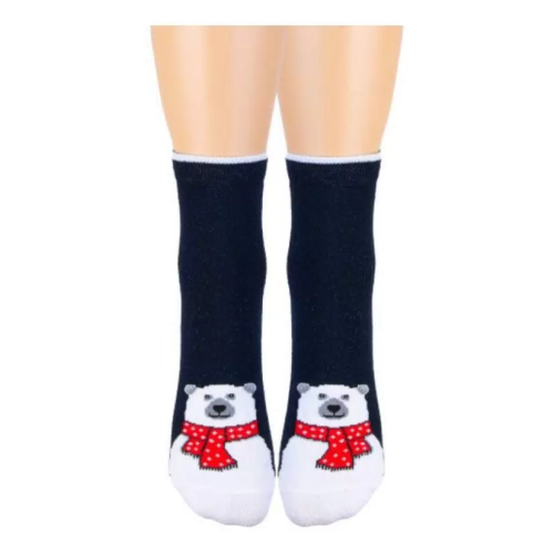 Носки женские С1445 синий р.23-25