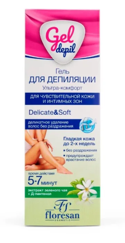 ФЛОРЕСАН гель д/депиляции ультра-комфорт 100мл Ф-606
