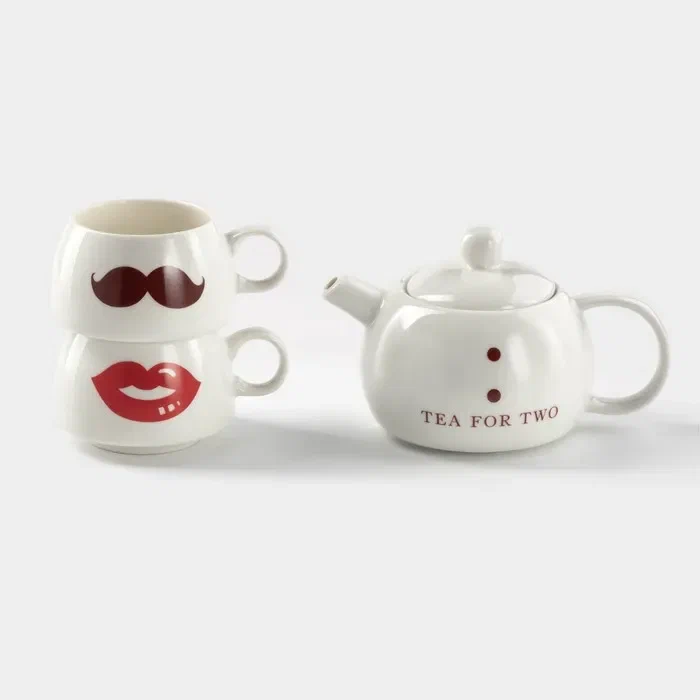 Набор чайный чай для двоих:чайник 400мл, 2чашки 200мл 3098687