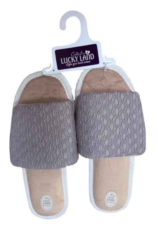 LUCKY LAND обувь домашняя женская пантолеты 4960 W-CH-O р.38