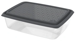 Контейнер гурман заморозка/СВЧ цв.графит 2,7л АП1020/70
