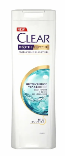 CLEAR NUTRIUM шампунь д/волос против перхоти интенсивное увлажнение 400мл                          