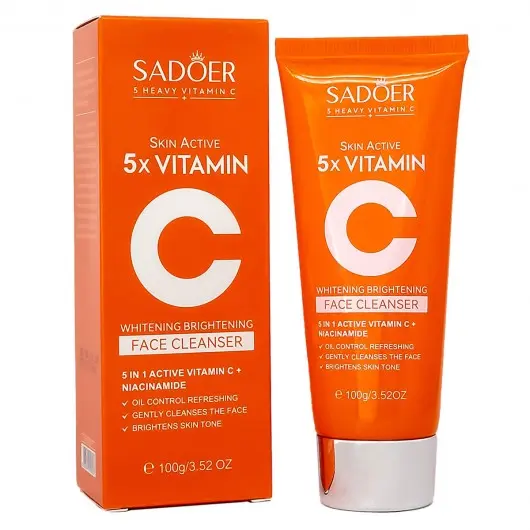 SADOER пенка д/умывания осветляющая five vitamin 100г