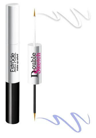 ESTRADE подводка д/глаз жидкая двусторонняя double sketch т.05