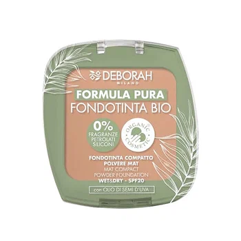 DEBORAH пудра-основа тональная formula pura fondotinta bio т.04 9г