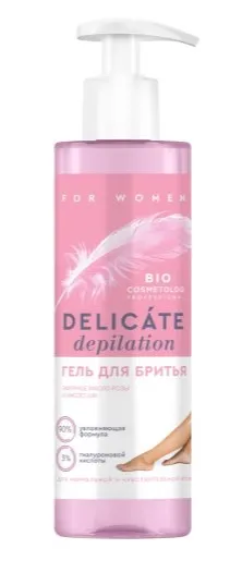 DELICATE DEPILATION Bio Cosmetolog Professional гель д/бритья 190мл