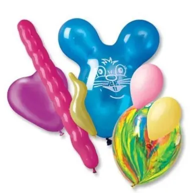 ВЕСЕЛАЯ ЗАТЕЯ набор шаров воздушных фигурный №1 8шт 1111-0364