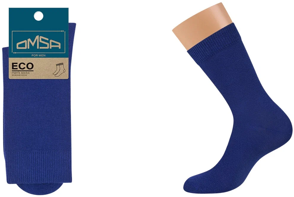 OMSA носки мужские eco 401 blu р.42-44