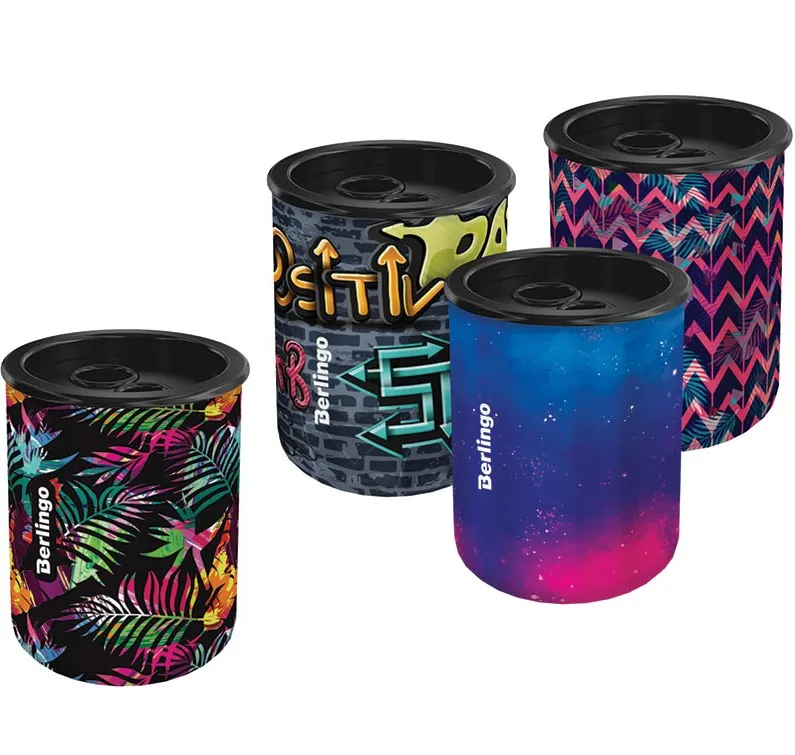 BERLINGO точилка металлическая funline 2 отверстия с контейнером