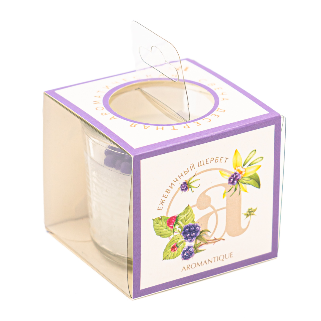 AROMANTIQUE свеча аромат. ежевичный щербет 60г