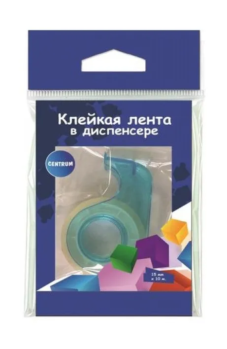 CENTRUM клейкая лента  прозрачная 1,5см*10м 74786
