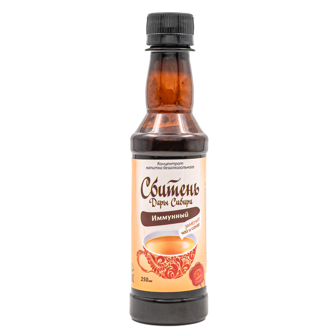 Сбитень Дары Сибири Иммунный медово-кедровый 250мл пл/б; 5